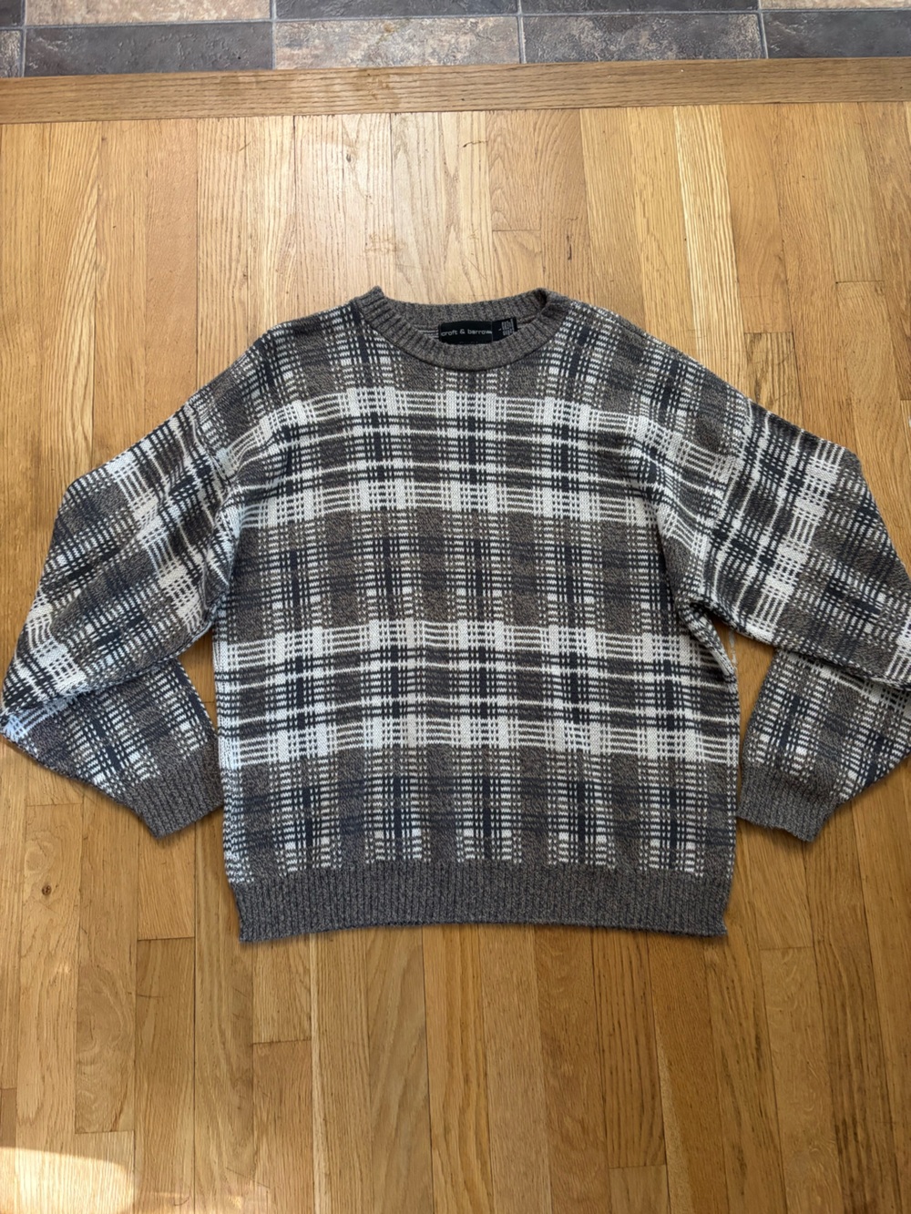 Croft & Barrow Grandpa Style Thick Knit Sweater